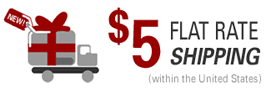 $5 Flat Rate Shipping in the USA